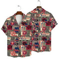 Philadelphia Phillies Retro Patchwork Hawaiian - Adult & Kids T-Shirts, Sweatshirts & Hoodies apparel design preview 1