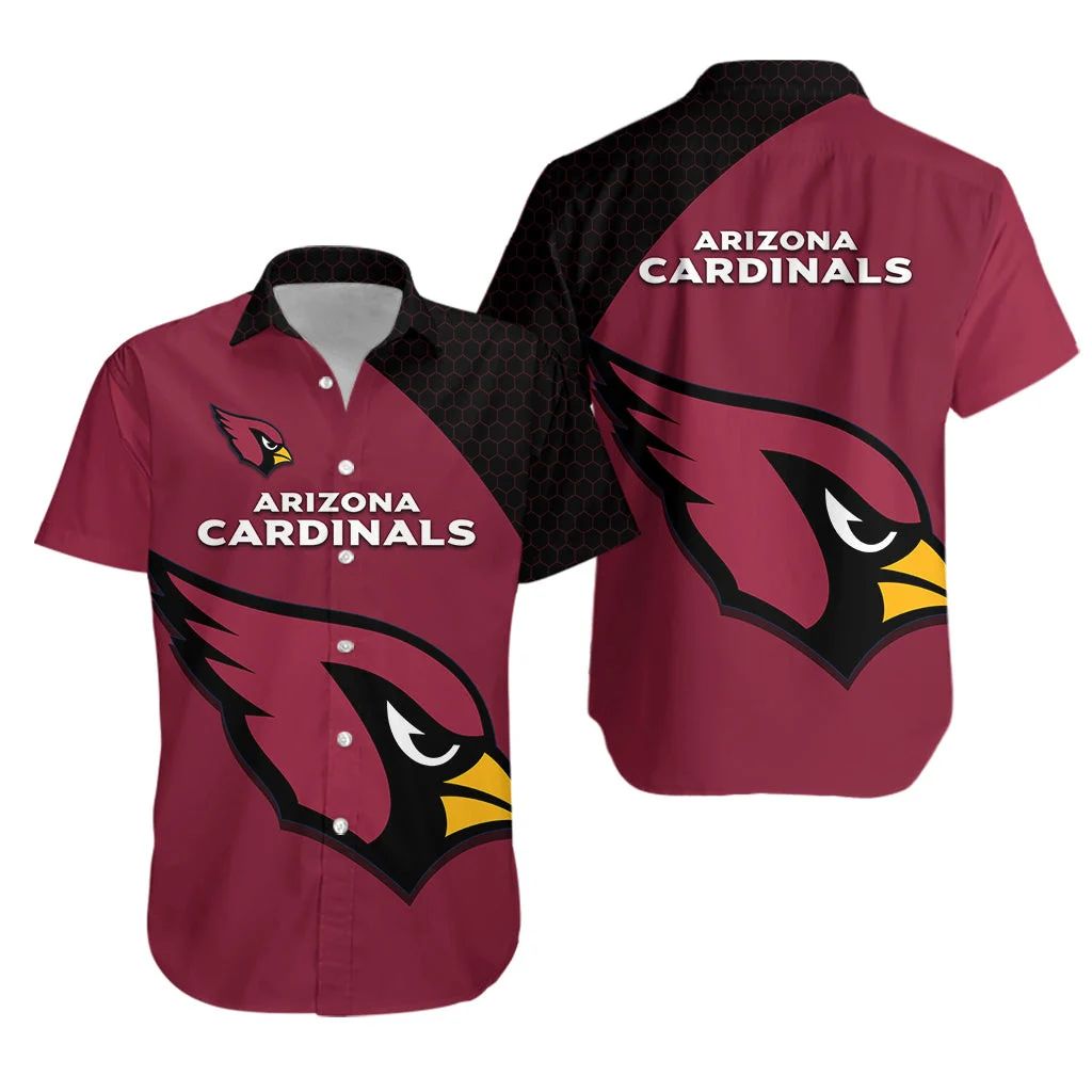 Arizona Cardinals Hawaiian with Bold Logo 285527 - Adult & Kids T-Shirts, Sweatshirts & Hoodies apparel design preview 1