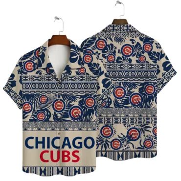 Chicago Cubs Tribal Pattern Hawaiian - Adult & Kids T-Shirts, Sweatshirts & Hoodies apparel design preview 1
