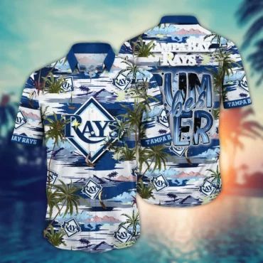 Tampa Bay Rays Endless Summer Hawaiian - Adult & Kids T-Shirts, Sweatshirts & Hoodies apparel design preview 1