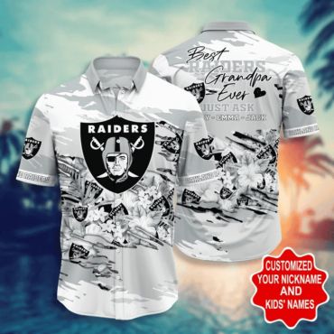 Personalized Best Raiders Grandpa Ever Just Ask - Adult & Kids T-Shirts, Sweatshirts & Hoodies apparel design preview 1
