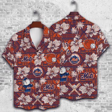 New York Mets Freedom Vibes Hawaiian - Adult & Kids T-Shirts, Sweatshirts & Hoodies apparel design preview 1