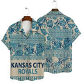 Kansas City Royals Island Patterns Hawaiian - Adult & Kids T-Shirts, Sweatshirts & Hoodies apparel design preview 1