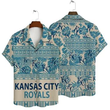 Kansas City Royals Island Patterns Hawaiian - Adult & Kids T-Shirts, Sweatshirts & Hoodies apparel design preview 1