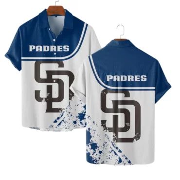 San Diego Padres Modern Splash Hawaiian - Adult & Kids T-Shirts, Sweatshirts & Hoodies apparel design preview 1