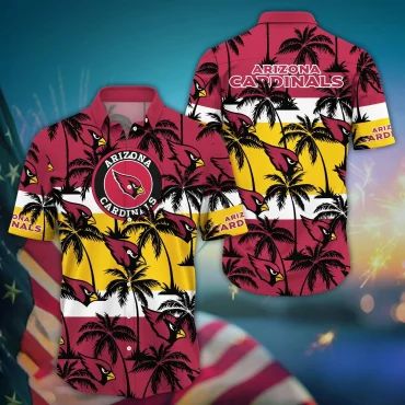 Arizona Cardinals Tropical Horizon Hawaiian - Adult & Kids T-Shirts, Sweatshirts & Hoodies apparel design preview 1