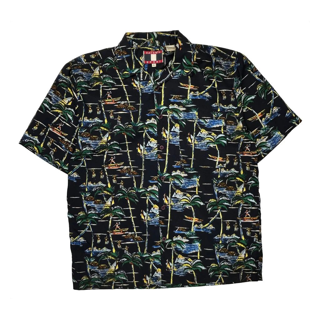 Savante Sport Hawaiian Large Multicoloured Viscose - Adult & Kids T-Shirts, Sweatshirts & Hoodies apparel design preview 1