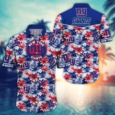 New York Giants Blossom Spirit Hawaiian - Adult & Kids T-Shirts, Sweatshirts & Hoodies apparel design preview 1