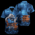 Indianapolis Colts Hawaiian Victory Wave Design - Adult & Kids T-Shirts, Sweatshirts & Hoodies apparel design preview 1