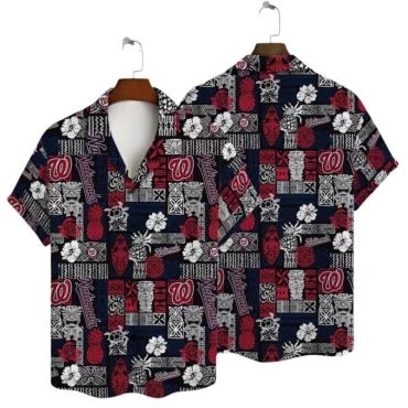 Washington Nationals Tropical Haven Hawaiian - Adult & Kids T-Shirts, Sweatshirts & Hoodies apparel design preview 1