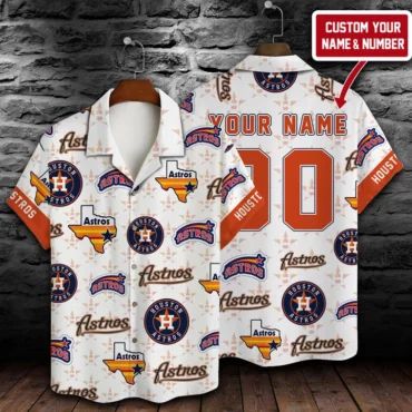 Houston Astros Lone Star Pride Custom Hawaiian - Adult & Kids T-Shirts, Sweatshirts & Hoodies apparel design preview 1