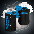 Carolina Panthers Hawaiian Panther Bay Paradise - Adult & Kids T-Shirts, Sweatshirts & Hoodies apparel design preview 1
