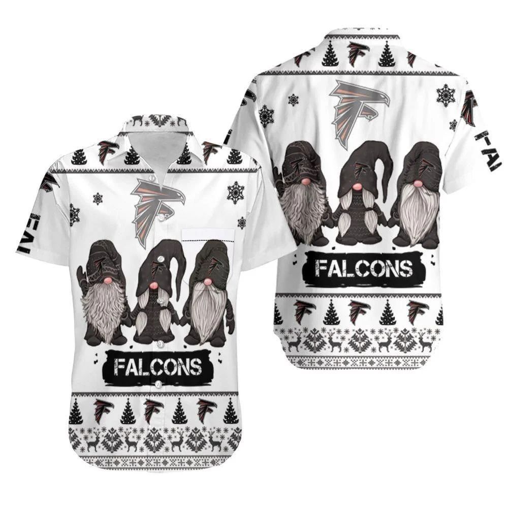 Atlanta Falcons Hawaiian Winter Gnome 863784 Design - Adult & Kids T-Shirts, Sweatshirts & Hoodies apparel design preview 1