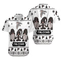 Atlanta Falcons Hawaiian Winter Gnome 863784 Design - Adult & Kids T-Shirts, Sweatshirts & Hoodies apparel design preview 1