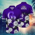 Colorado Rockies Dahlia Elegance Hawaiian - Adult & Kids T-Shirts, Sweatshirts & Hoodies apparel design preview 1