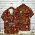Houston Astros Sunset Jungle Hawaiian - Adult & Kids T-Shirts, Sweatshirts & Hoodies apparel design preview 1
