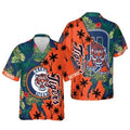 Detroit Tigers Sunset Palms Hawaiian - Adult & Kids T-Shirts, Sweatshirts & Hoodies apparel design preview 1