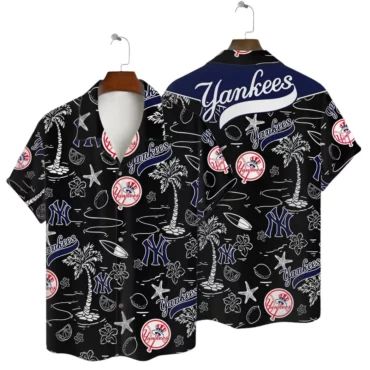 New York Yankees Tropical Adventure Hawaiian - Adult & Kids T-Shirts, Sweatshirts & Hoodies apparel design preview 1