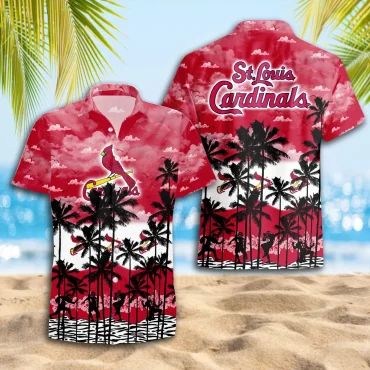St. Louis Cardinals Tropical Paradise Hawaiian - Adult & Kids T-Shirts, Sweatshirts & Hoodies apparel design preview 1