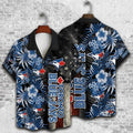 Toronto Blue Jays Stars Stripes Hawaiian - Adult & Kids T-Shirts, Sweatshirts & Hoodies apparel design preview 1