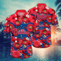 Philadelphia Phillies Floral Bloom Hawaiian - Adult & Kids T-Shirts, Sweatshirts & Hoodies apparel design preview 1