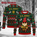Us Army Santa Claus Ugly Christmas Sweater - Holiday Gift product image