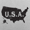 USA Map - Adult & Kids T-Shirts, Sweatshirts & Hoodies apparel design preview 1