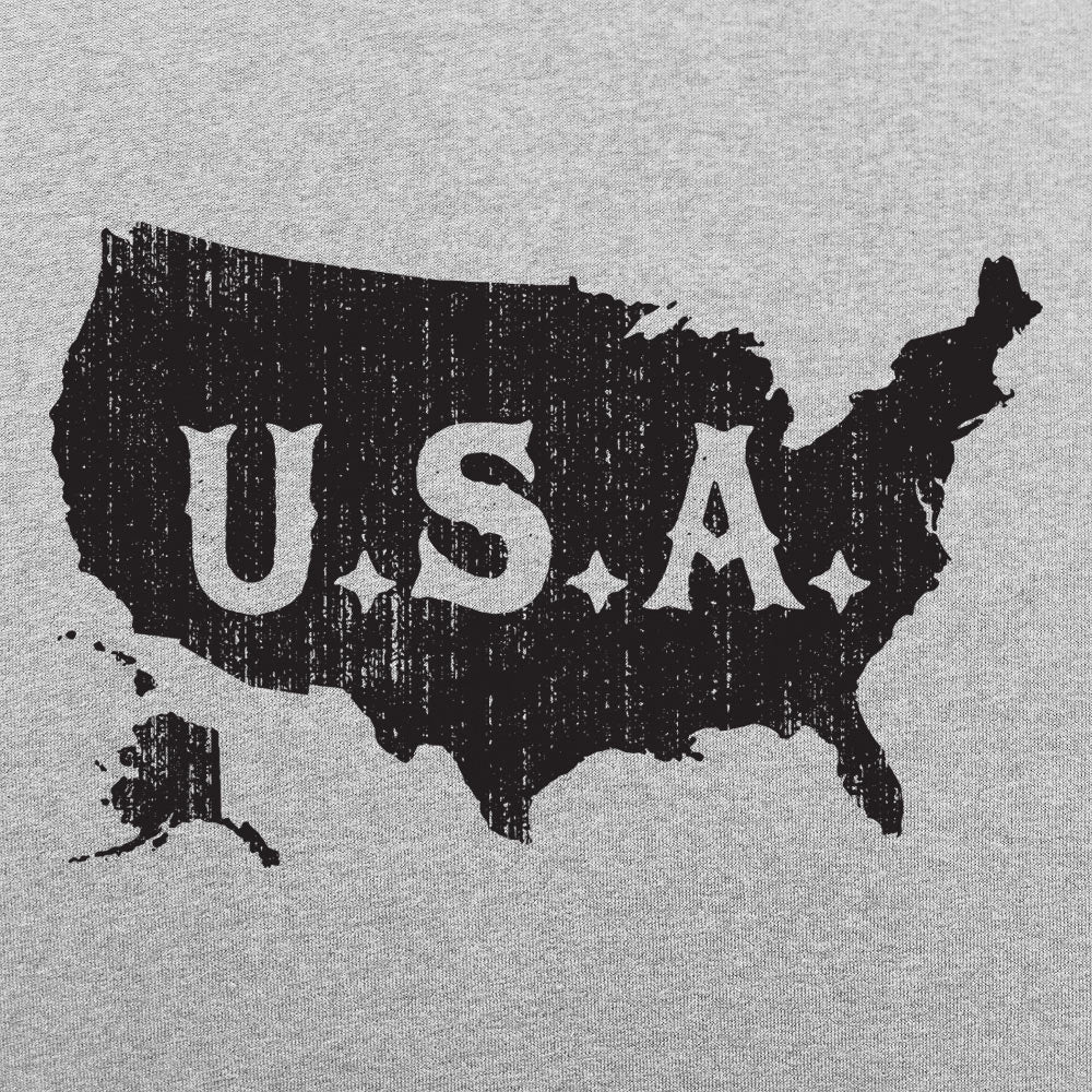 USA Map - Adult & Kids T-Shirts, Sweatshirts & Hoodies apparel design preview 1