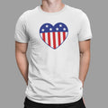 US Flag Heart - Adult & Kids T-Shirts, Sweatshirts & Hoodies apparel design preview 1