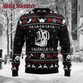 Valhalla Viking Ship Ugly Christmas Sweater - Holiday Gift product image