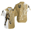 Vegas Golden Knights Fierce Warrior Hawaiian - Adult & Kids T-Shirts, Sweatshirts & Hoodies apparel design preview 1