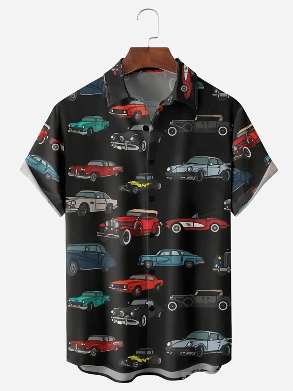 Vintage Car Chest Pocket Men's Trendy Hawaiian - Adult & Kids T-Shirts, Sweatshirts & Hoodies apparel design preview 1