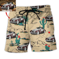 Vintage Car On The Desert Basic Style Custom Photo - Adult & Kids T-Shirts, Sweatshirts & Hoodies apparel design preview 1