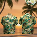 Vintage Hawaiian 1970s Retro Aloha Print Button Down - Adult & Kids T-Shirts, Sweatshirts & Hoodies apparel design preview 1