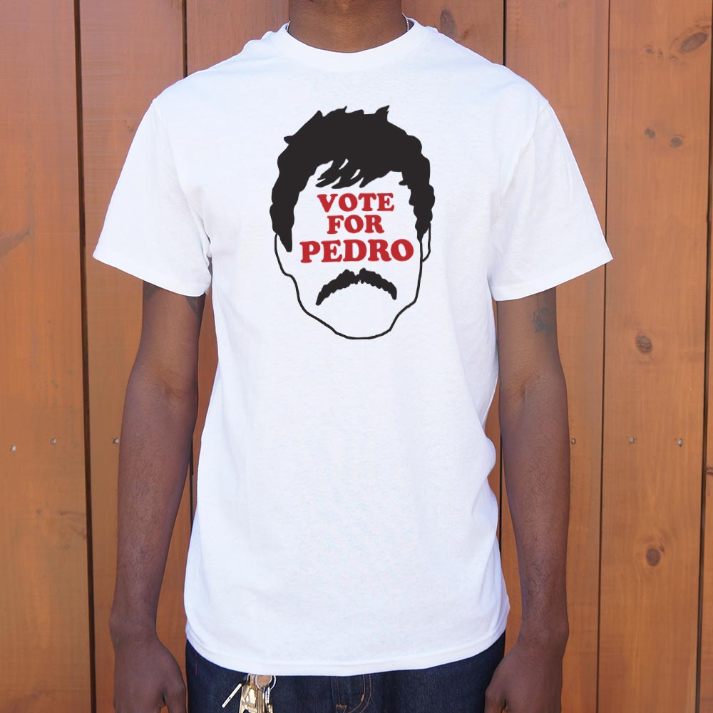 Vote for Pedro P. - Adult & Kids T-Shirts, Sweatshirts & Hoodies apparel design preview 1