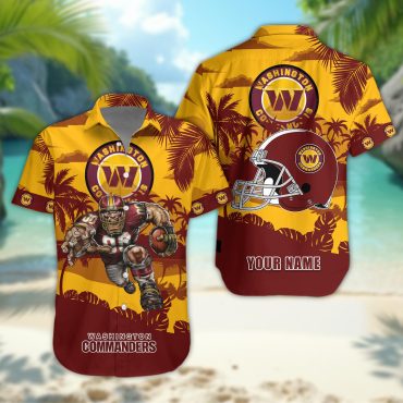 Washington Commanders Personalized Gridiron Warrior - Adult & Kids T-Shirts, Sweatshirts & Hoodies apparel design preview 1