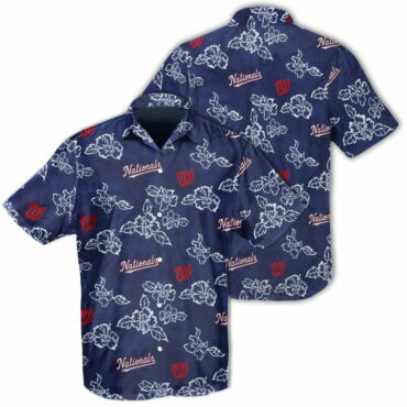 Washington Nationals Island Vibes Hawaiian - Adult & Kids T-Shirts, Sweatshirts & Hoodies apparel design preview 1