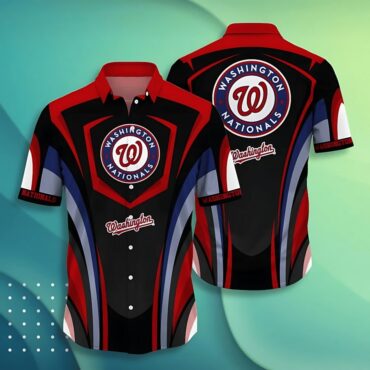 Washington Nationals Ocean Wave Hawaiian - Adult & Kids T-Shirts, Sweatshirts & Hoodies apparel design preview 1