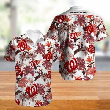 Washington Nationals Sunset Waves Hawaiian - Adult & Kids T-Shirts, Sweatshirts & Hoodies apparel design preview 1