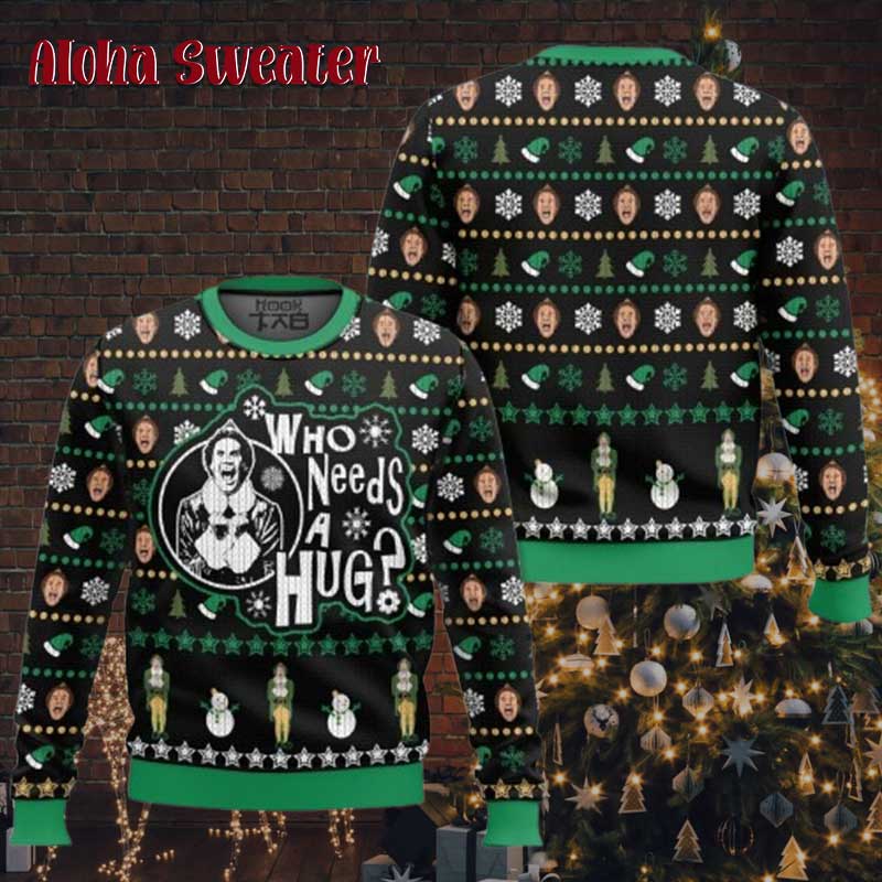 Yellow Pants Buddy The Elf Ugly Christmas Sweater - Holiday Gift product image 2