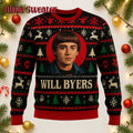 Will Byers Stranger Things Ugly Christmas Sweater - Holiday Gift product image