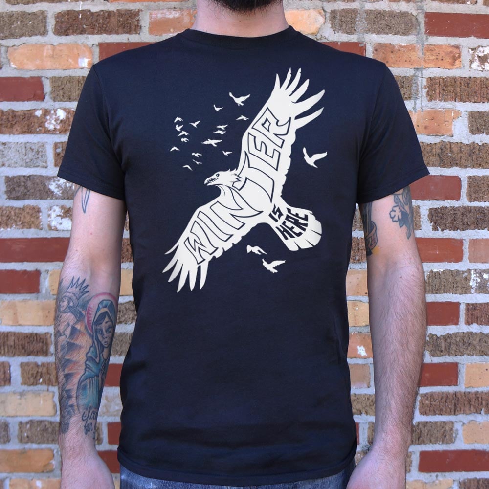 Winter Raven - Adult & Kids T-Shirts, Sweatshirts & Hoodies apparel design preview 1