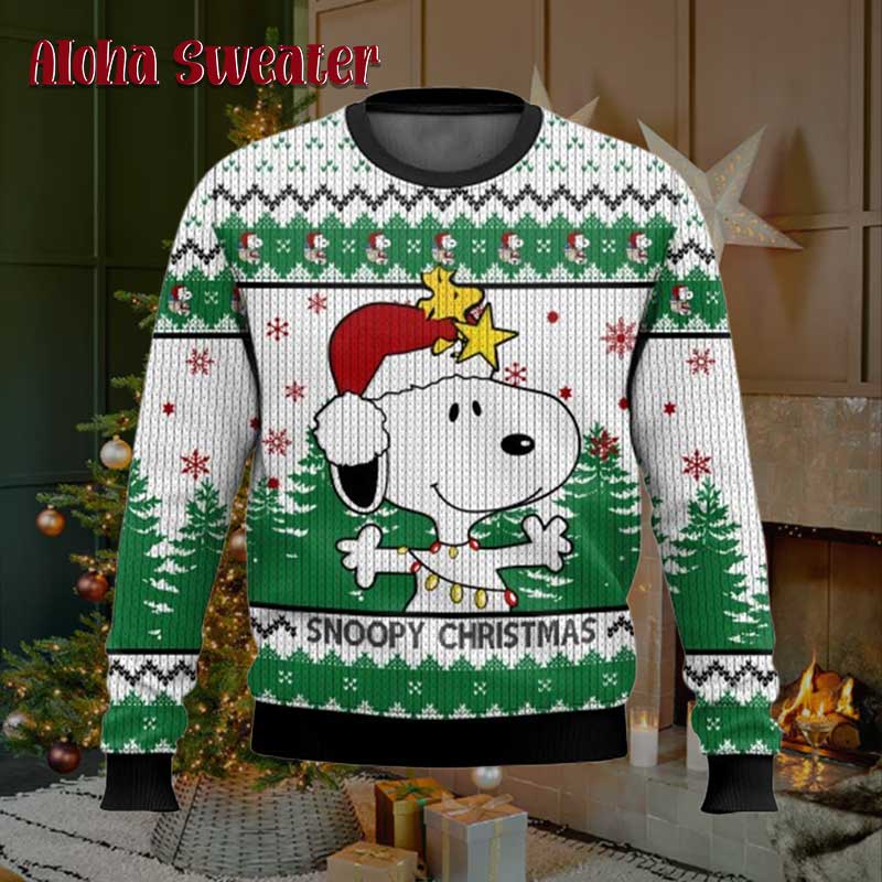 Xmas Hug Snoopy Ugly Christmas Sweater - Holiday Gift product image