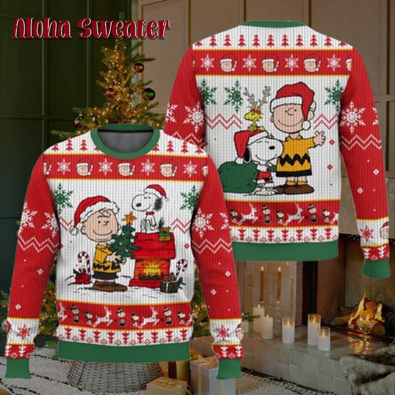 Xmas Hug Snoopy Ugly Christmas Sweater - Holiday Gift product image 2