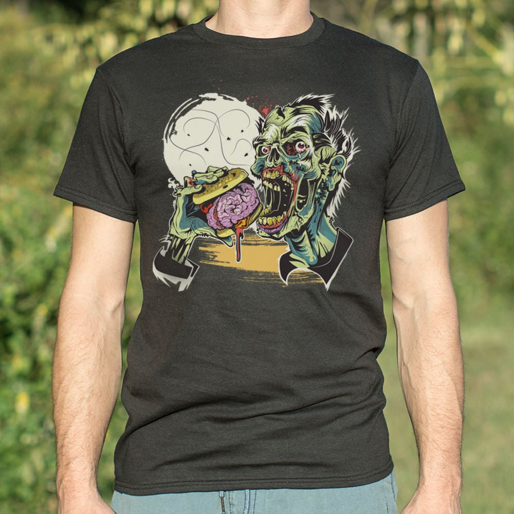Zombie Burger Full Color - Adult & Kids T-Shirts, Sweatshirts & Hoodies apparel design preview 1