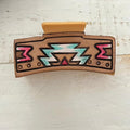 ZzMustard Aztec Tooled Claw Clip - Adult & Kids T-Shirts, Sweatshirts & Hoodies apparel design preview 1